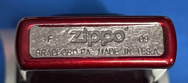 Zippo 2009 Mazzi Eagle With American Flag Red Lighter Unfired In Box V702 3