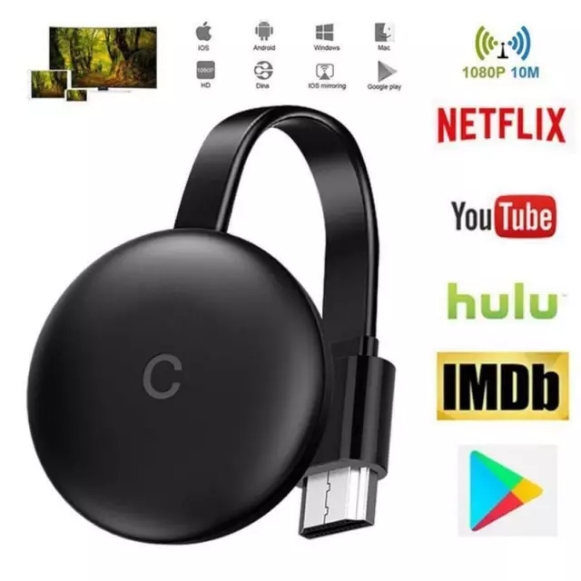 WiFi HDMI Wireless Display Receiver for Google Pusher Screen C-ast Mirroring
