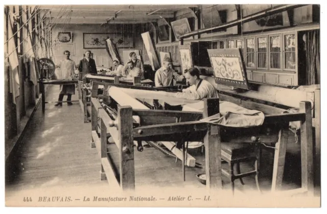 CPA 60 - BEAUVAIS (Oise) - 444. La Manufacture Nationale. Atelier C. - LL