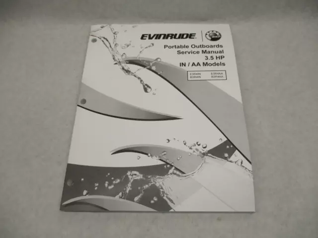5008847 BRP Evinrude Portable Outboard Service Repair Manual 3.5 HP 2012 IN/AA