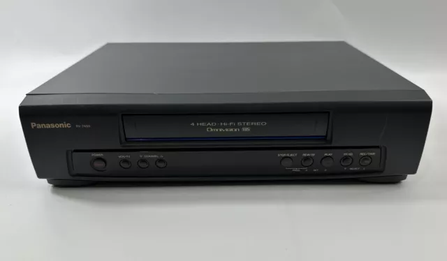 Panasonic Blue Line PV-7450 VCR VHS Video Cassette VHS Player Recorder - TESTED