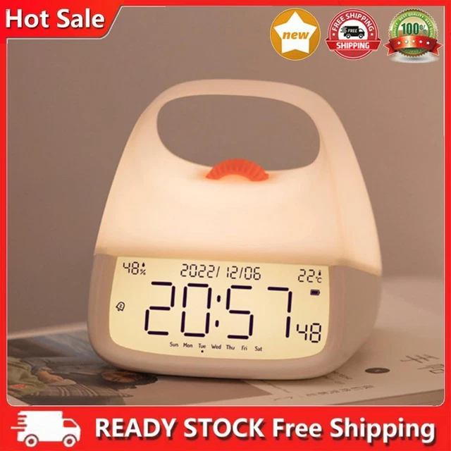 SLEEPING NIGHT LIGHT Digital LED Squishy Lamp TypeC LCD Display Kids