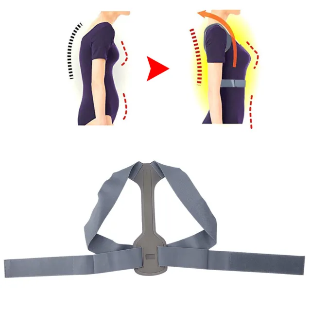 Adult Posture Corrector Brace Hunchback Correction Belt Back Spine Support B NOW