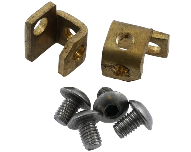 Adaptateur de batterie moto scooter petite, 2 adaptateurs + 4 x M 5 vis Allen