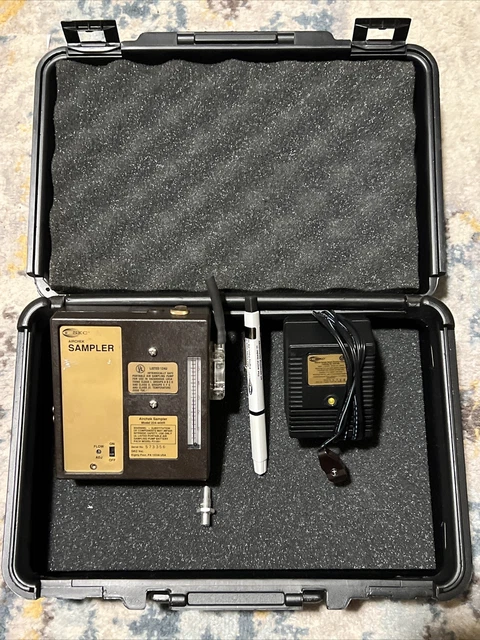 SKC Aircheck Sampler Model 224-44XR Battery Pack & Charger Cord (TESTED)