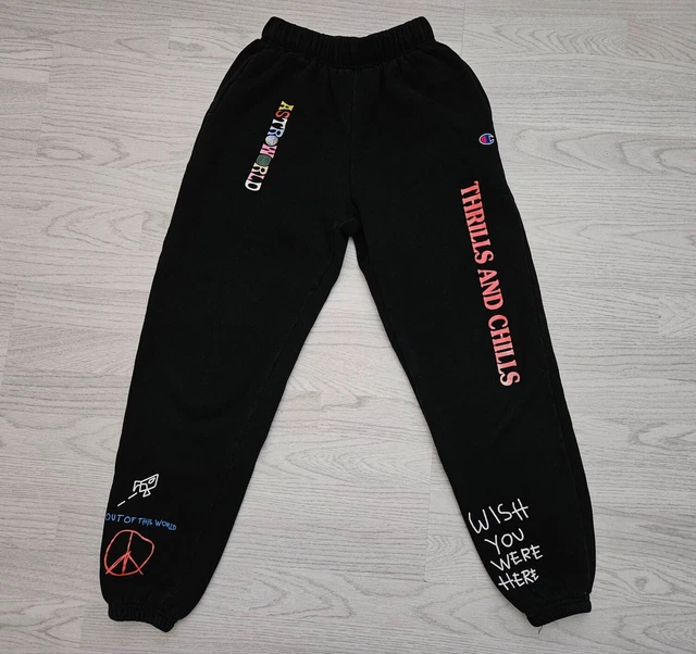 PANTALONI DELLA FELPA CHAMPION Astroworld Travis Scott Wish You