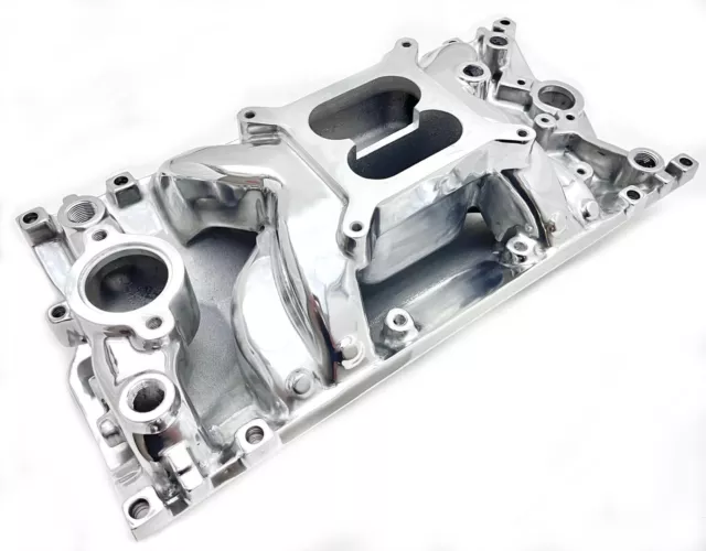 1996-02 SB Chevy Vortec L31 Intake Manifold Air Gap Square Bore 5.0L 5.7L V8 POL