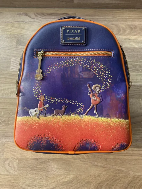 LOUNGEFLY COCO MINI Backpack Disney Pixar Marigold Bridge Bag £43.00 -  PicClick UK