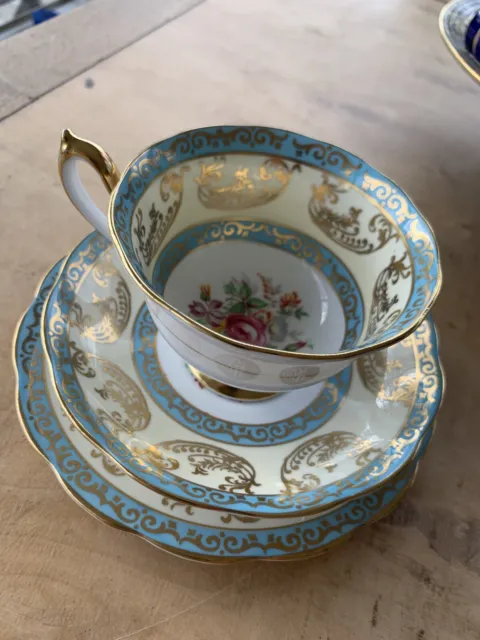 Royal Albert Rare Lady Ascot (Blue Lady Carlyle) ? Trio