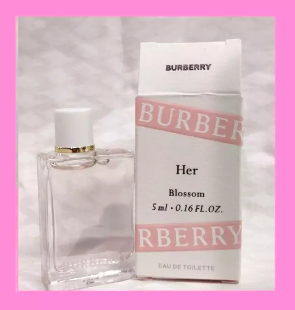 BURBERRY HER BLOSSOM Eau de Toilette Perfume Splash Fragrance .16oz DELUXE MINI