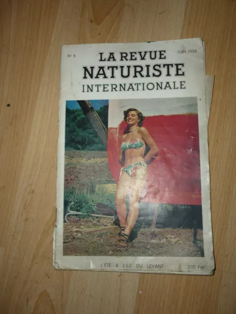 la revue naturiste internationale juin 1956 n°5