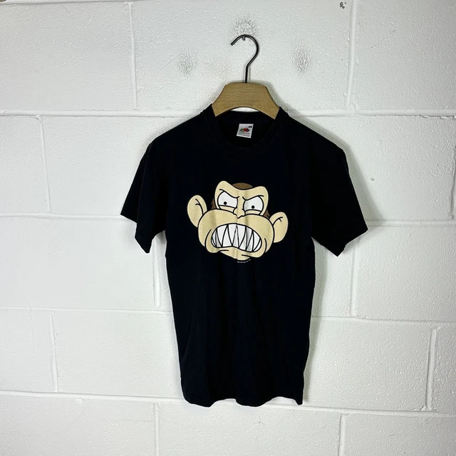 Vintage Family Guy Shirt Mens Small Black Evil Monkey Retro Cartoon Griffin 2007