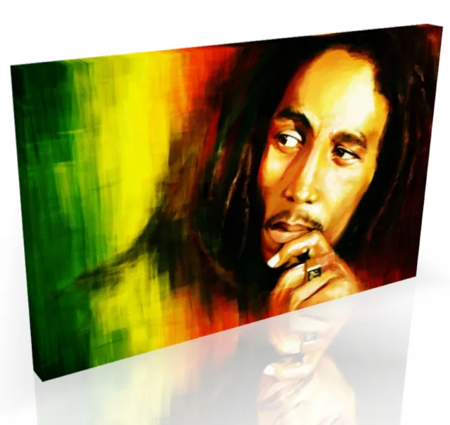 Bob Marley Pop Art Painting * Top Quality Box Canvas Ready to Hang * A1 A2 A3