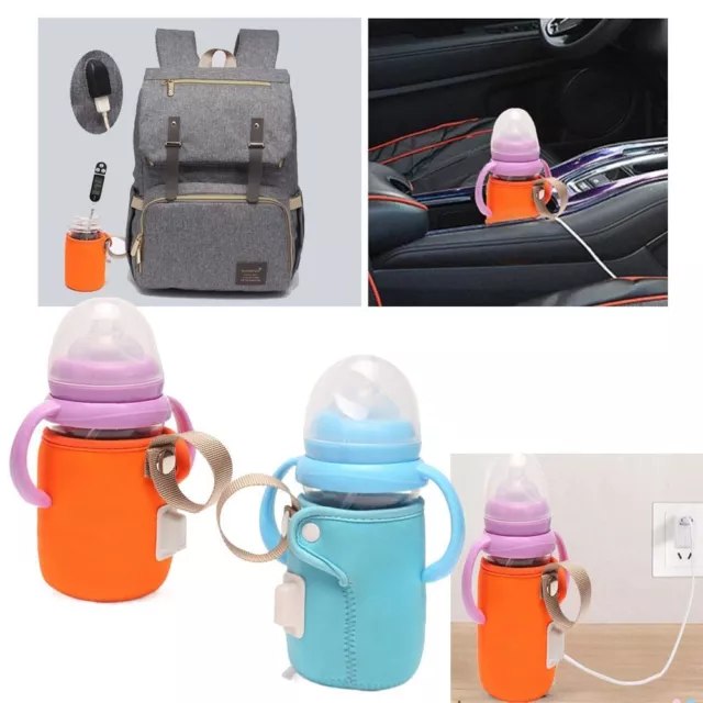 Insulation Bag Nursing Bottle Heater Portable Feeding Bottle Warmer  Winter