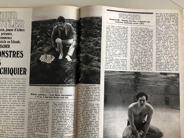 ミVintage Clipping ミTHE CHESS PLAYER BOBBY FISCHERミ July 1972ミ