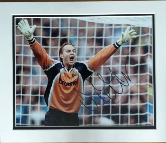 Nicky Weaver, Manchester City. 12x10 Personally Signed Photo