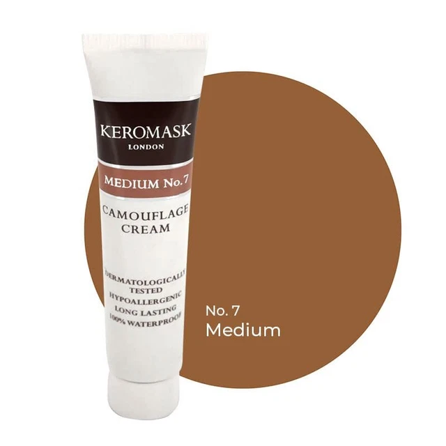Crema corrector hipoalergénico de cobertura completa tono medio n.o 7 para camuflaje