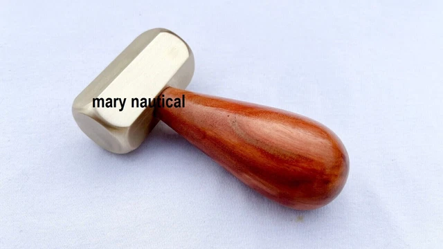 maillet de marteau en laiton 100% fait à la main cadeau de marteau en...