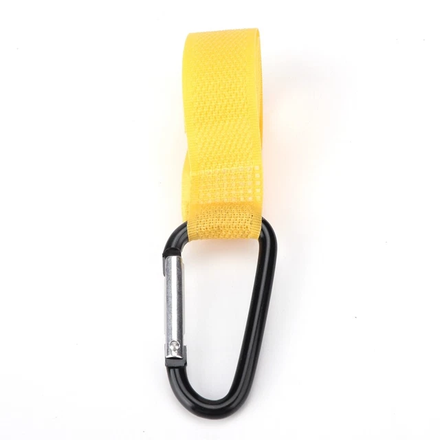 (Jaune)10pcs / Set Multi-usage Crochets Poussette Bébé Crochet Coloré Sac De