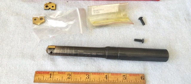 🇺🇸 YG-1 P13101 Spade Drill Straight Shank Holder, 0.255" Shank w/ new insert