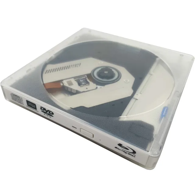 External USB 3.0 Type C Blu Ray Player BD Combo Drive Laptop DVD CD Disc Burner