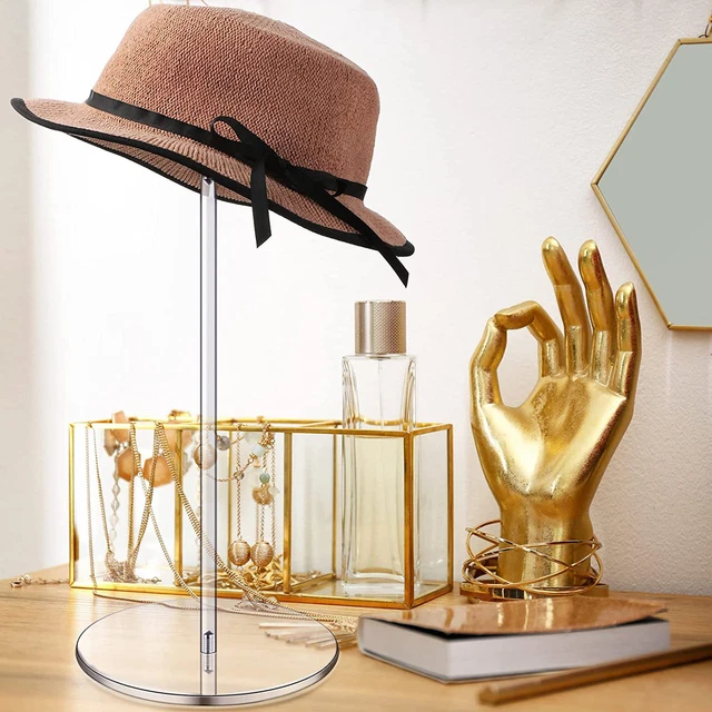 Soporte para sombreros multifuncional multiusos con base decorativa