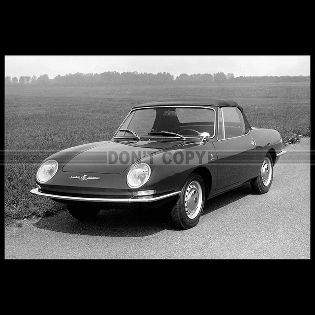 Photo Vintage Fiat Abarth OTR 1000 Berlinetta 1965-1968 Par Bertone - Automobile
