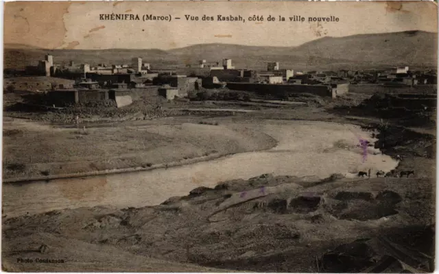 CPA AK MAROC KHENIFRA - Vue des Kasbah, cote de la ville nouvelle (93179)