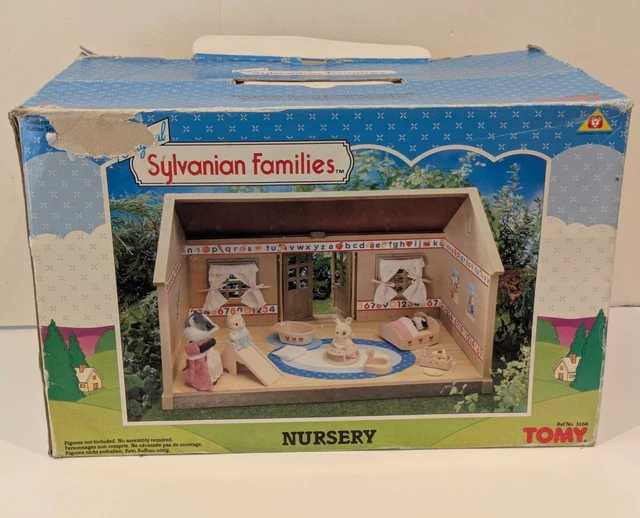 École Sylvanian Families TOMY N°3136 – Rare, Vintage, Famille Ours