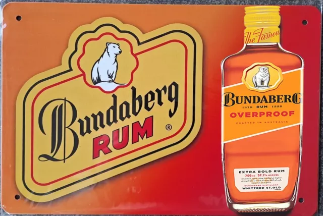 Bundaberg Rum Metal Sign AU Seller