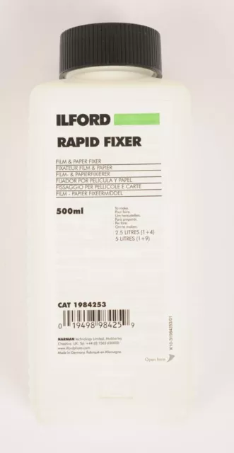 ILFORD RAPID FIXER Fixateur liquide Ilford 0,5L