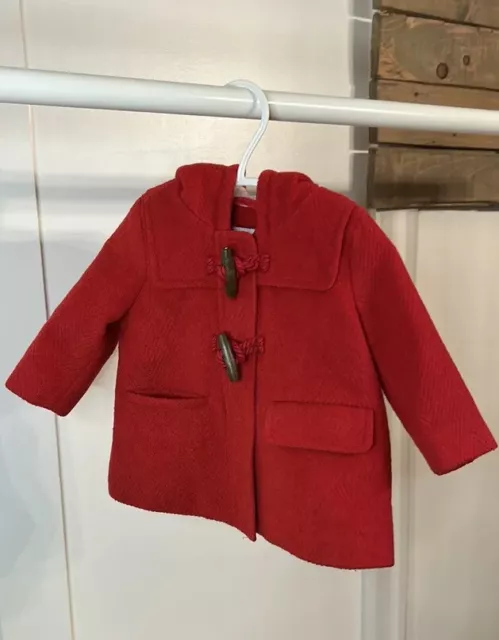 Baby Gap Peacoat Jacket With Zipper And Toggles Winter Fall Coat Warm Kid Child