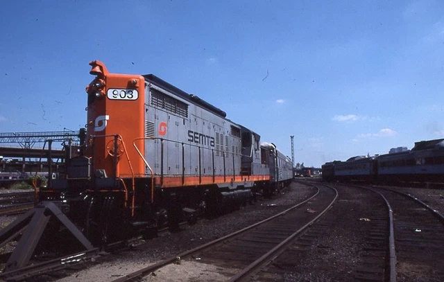 SEMTA/MBTA GP7 - Number - 903 w/Train - ORIG - KR - rals708