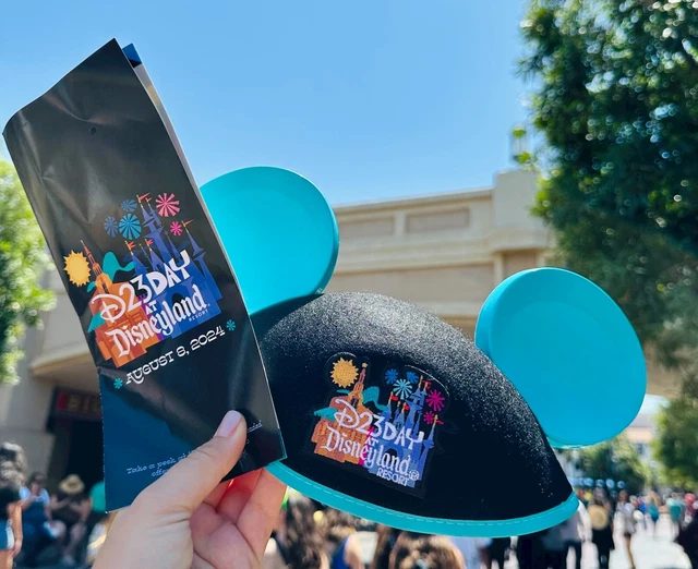 D23 DAY MICKEY Ears 2024 NWT Lot of 2 Disneyland D23 Day Aug 8, 2024
