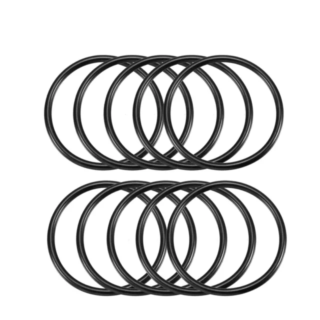 10 pièces métrique O Rings Noir caoutchouc nitrile 55mm  OD 3,5mm  d'épaisseur