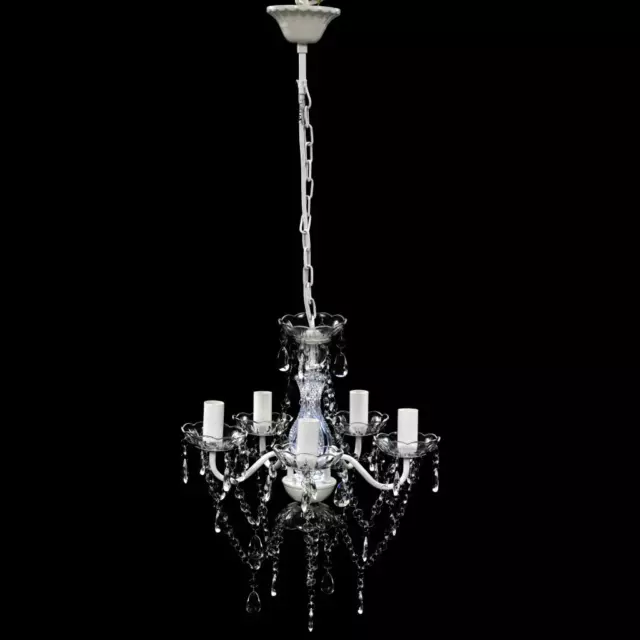 NNEVL Chandelier 5 Bulbs Transparent 2