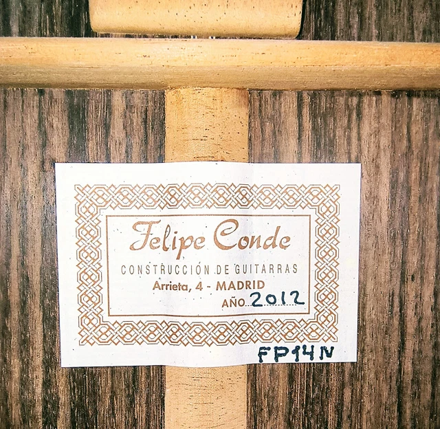 Felipe Conde Classical Guitar 2012