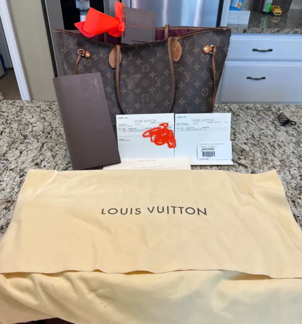 LOUIS VUITTON Extra Large Dust Bag Packall OntheGo GM Keepall DUSTER  Drawstring
