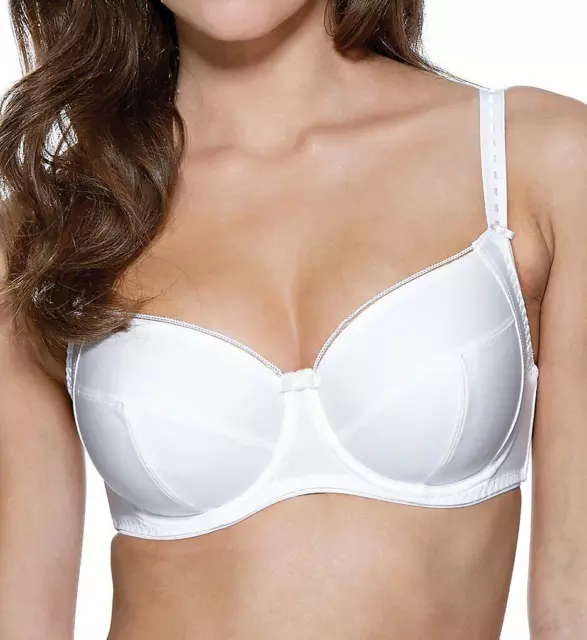 Charnos WHITE Superfit Everyday Underwire Full Cup Bra, US 32K, UK 32H