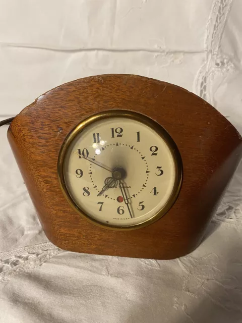 Vintage Art Deco Seth Thomas Electric Alarm Clock