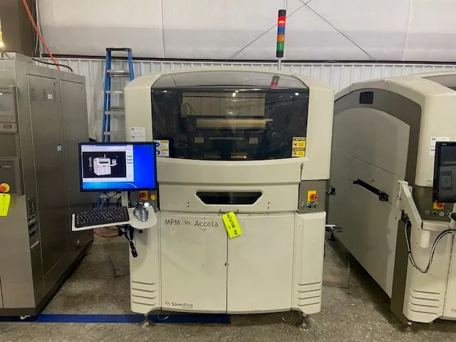 2015 MPM Speedline Accela Screen Printer w/Paste Dispenser & Under Stencil Clean