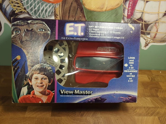 VINTAGE 1982 E.T Alien Extra-Terrestrial 3D View Master Gift Set ...