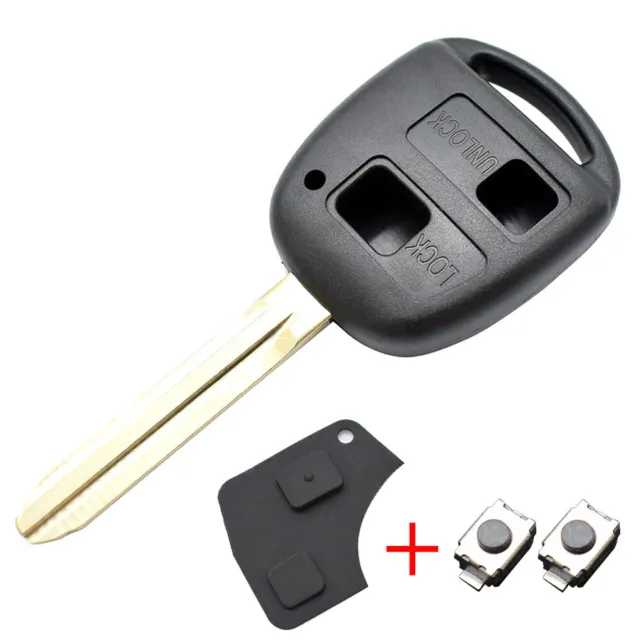 Car Key Case Cover Key Fob Remote fits For Toyota Yaris Prado Camry Corolla