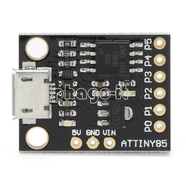 Mini ATTINY85 Micro USB Development Board Pluggpable For Digispark Kickstarter