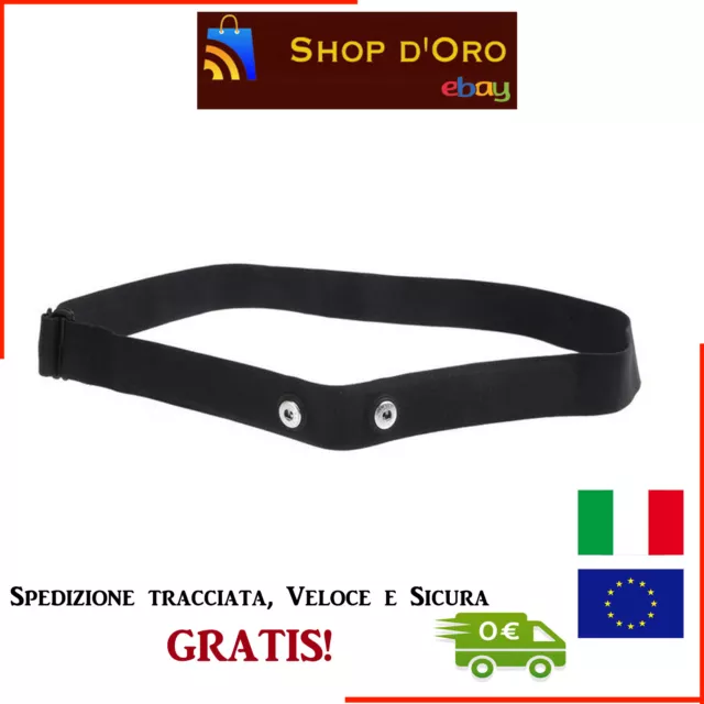 Cinturino Di Ricambio Cardio Fascia Elastica Regolabile Per Garmin Polar Wahoo