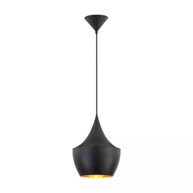 Eurofase 20438-012 Piquito 1 Light 10 inch Black Pendant Ceiling Light Brand New