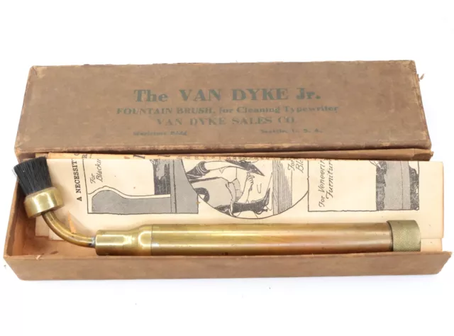 Van Dyke Jr. Fountain Brush for Cleaning Typewriters, Shoes, etc. - LW233