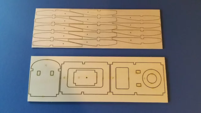 Chatterbox von Vic Smeed - Freiflug/RC Modellflugzeug ~ lasergeschnittenes Balsa/Lageteile 2