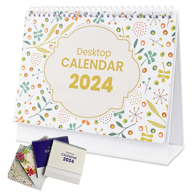 2024 DESK CALENDAR Desktop Calendar Monthly Planner Planning Organizing