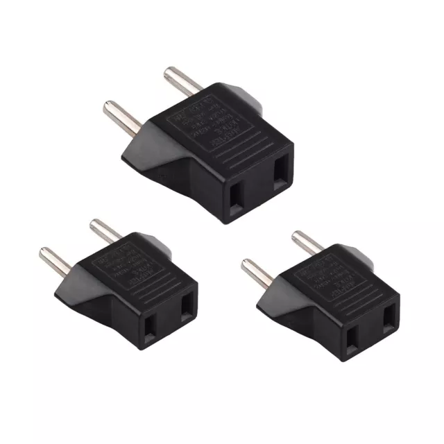 3x USA US Um EU Europa Reise Ladegerät Netzteil Adapter WandsteckeR.DEID